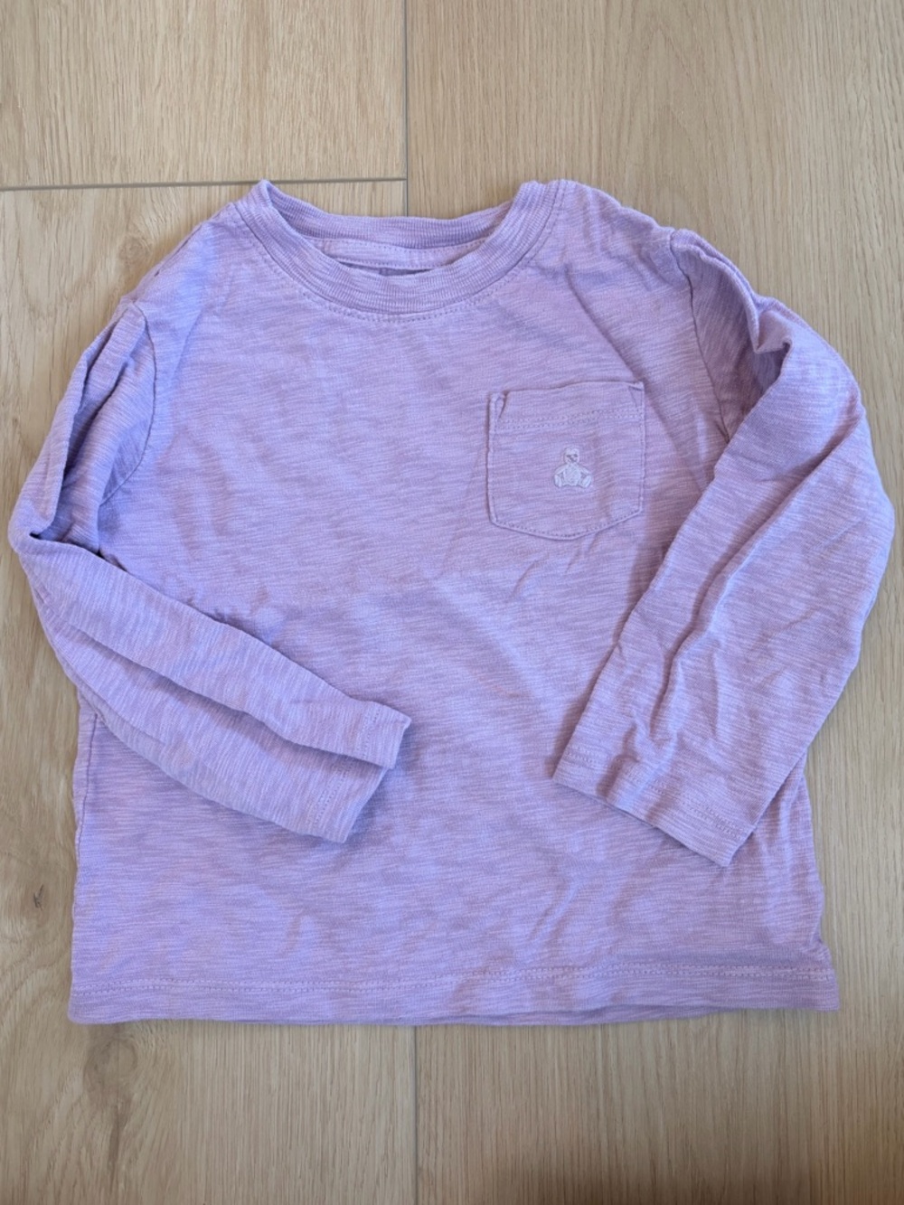 GAP Long-Sleeve Pocket Tee - Light Purple
